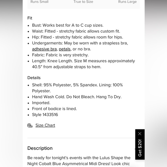 Lulus dress - Picture 2 of 6